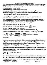 Bài tập về Hạt nhân nguyên tử môn Vật lý Lớp 12 - Phần 2